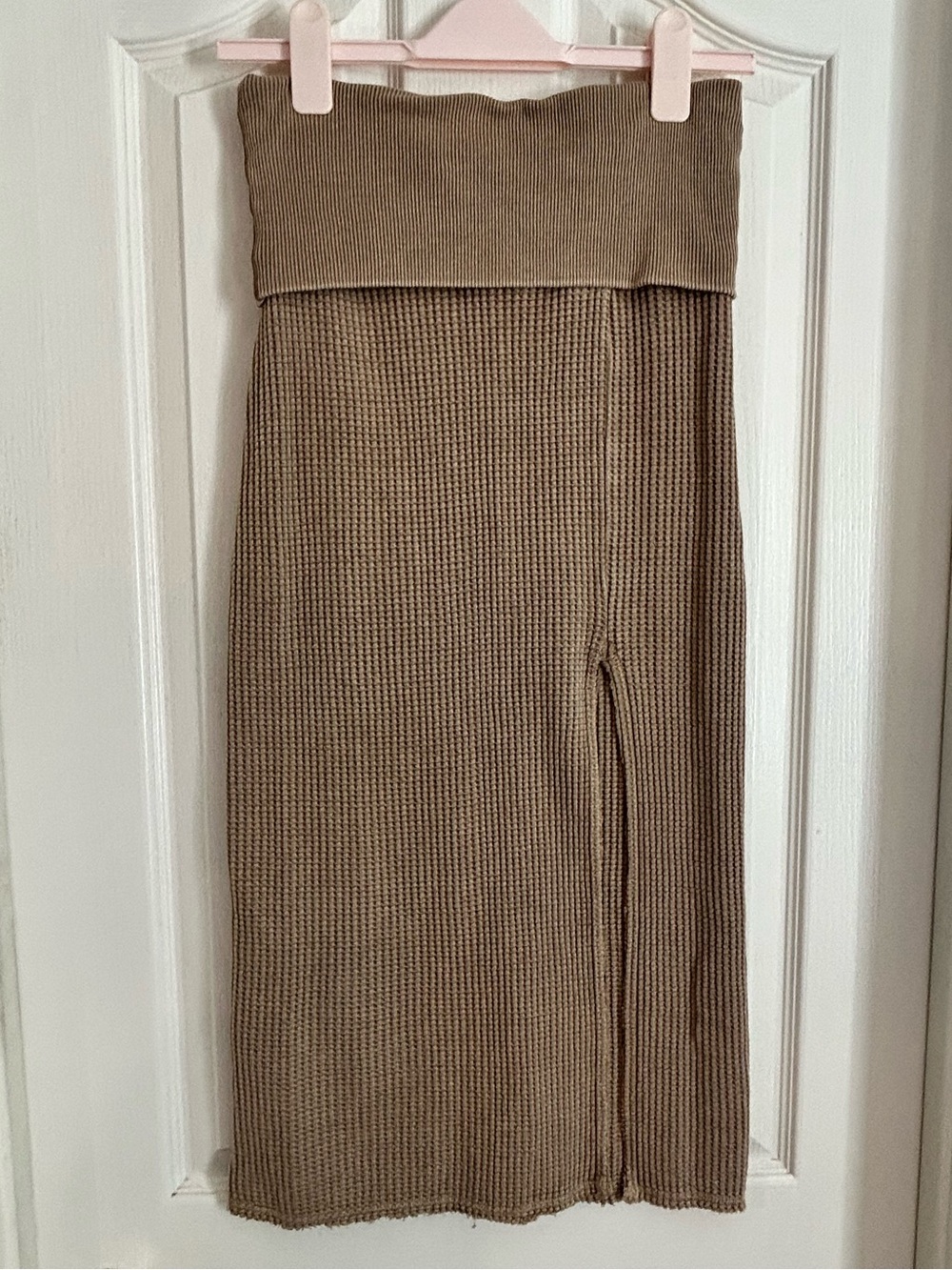 Free People Fold-Over Midi Skirt